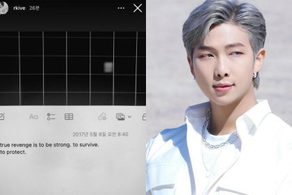 RM applauded after his latest social media update about “True Revenge”