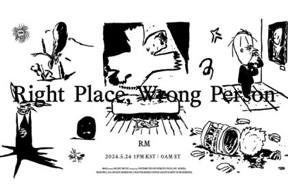 RM drops teaser image announcing the release of his second solo album ‘Right Place, Wrong Person’