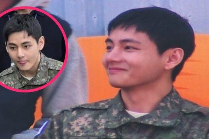 V Shocks Netizens With His Muscular Physique At Recent Appearance After Enlisting