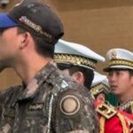 RM and MONSTA X’s Jooheon continue to be spotted together during their mandatory military service