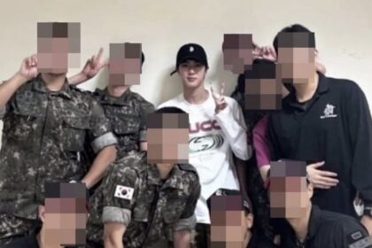 Jin fulfills promise to junior soldiers, reflecting his loyalty and warm heart