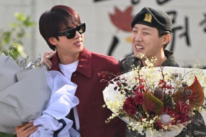 J-hope is officially discharged from mandatory service today