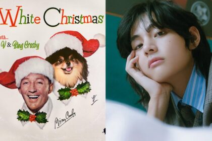 V is ready for a “White Christmas” with a holiday special collaboration single