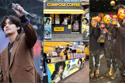 Taecember: For BTS V’s (Kim Taehyung) birthday, fans organize 5 days of unlimited free coffee & dessert to soldiers near his military base