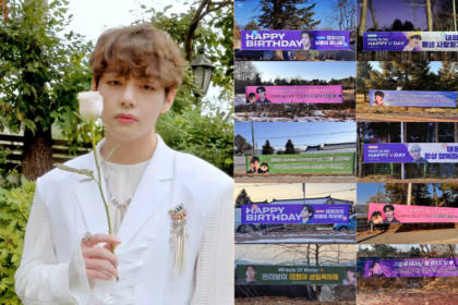 Taecember: Global fans organize 70+ birthday banners surrounding BTS V’s (Kim Taehyung) military base
